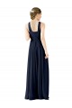High V-Neck Floor Length Chiffon Bridesmaid Dress