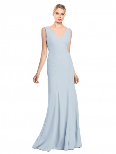 Shop Sleeveless Seamed Bodice Trumpet Bridesmaid Dress / Prom Dress Calgary
