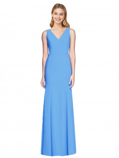 Shop Flattering Trumpet Long Sleeveless Bridesmaid Dress / Prom Dress with Open Back Calgary