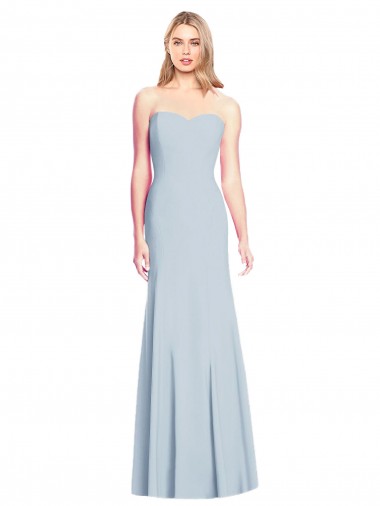 Shop Sweetheart Strapless Flared Skirt Maxi Bridesmaid Dress / Prom Dress Calgary
